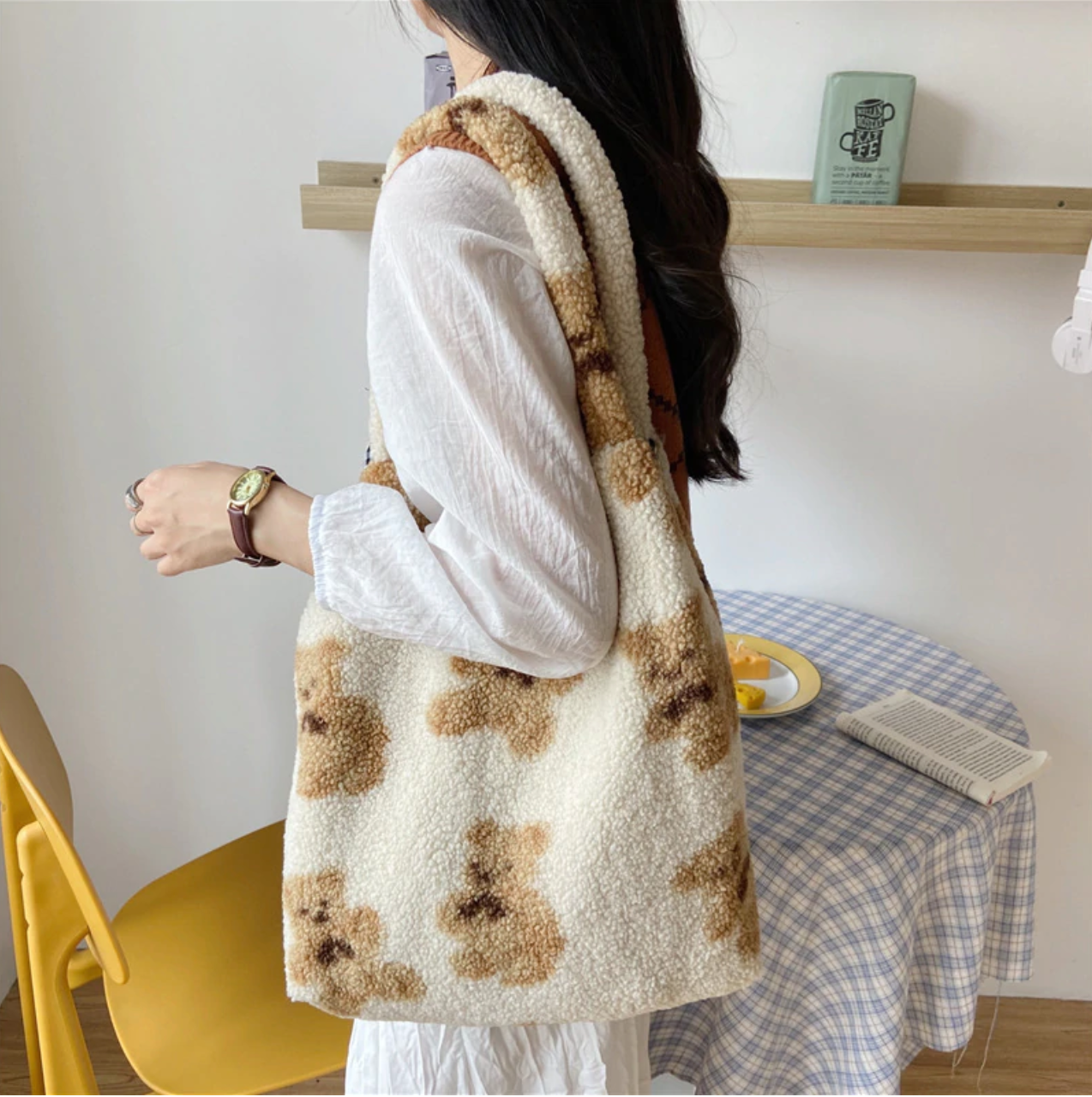 Tote Bag Fluffy Nounours