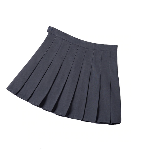 Mini Jupe Plissée à Carreaux #BLACK 👻