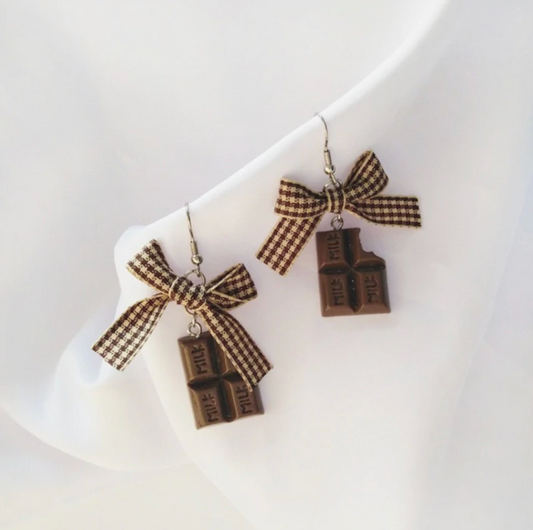 Boucles d'Oreilles Chocolat 🍫