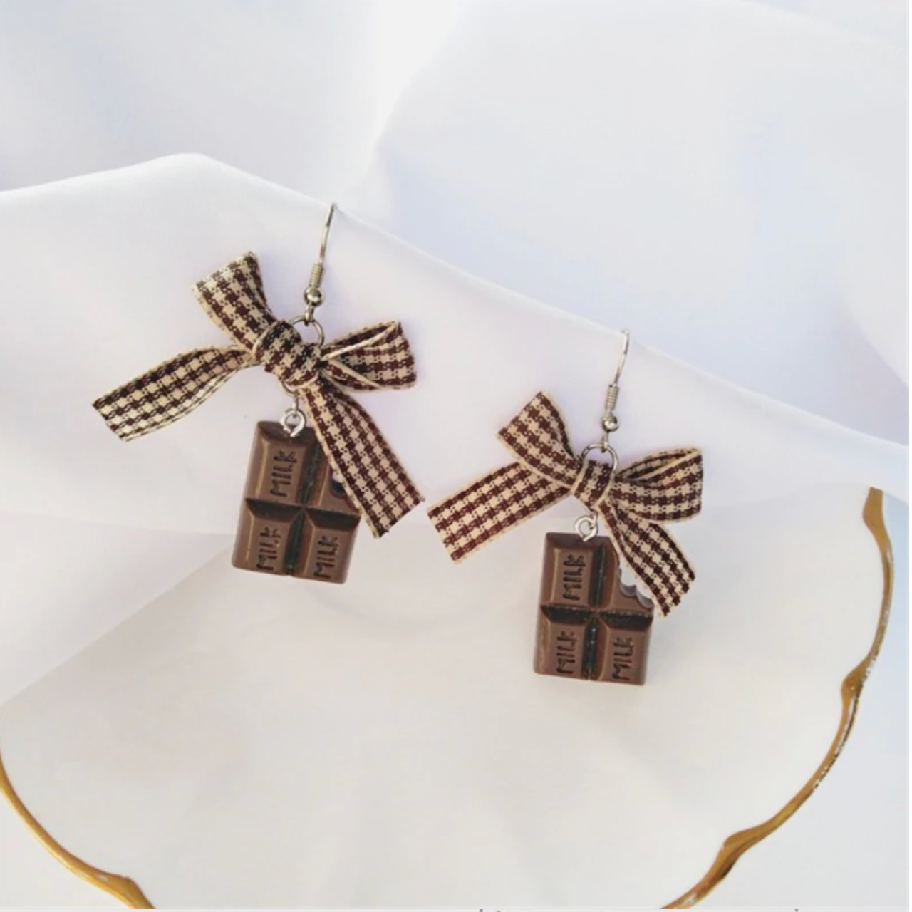 Boucles d'Oreilles Chocolat 🍫