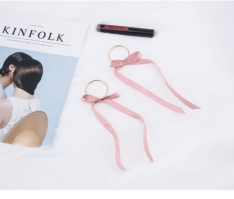 Boucles d'Oreilles Rubans 🎀