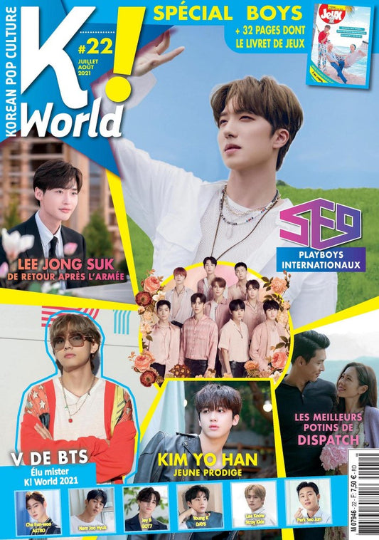 K-World - Numéro 22 Spécial BOYS (Juillet / Aout 2021)