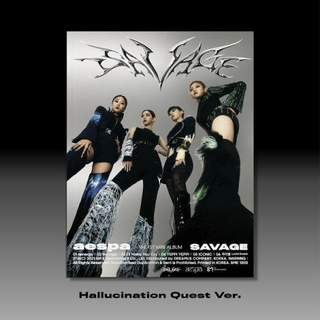 AESPA - SAVAGE (version HALLUCINATION QUEST / PHOTOBOOK)
