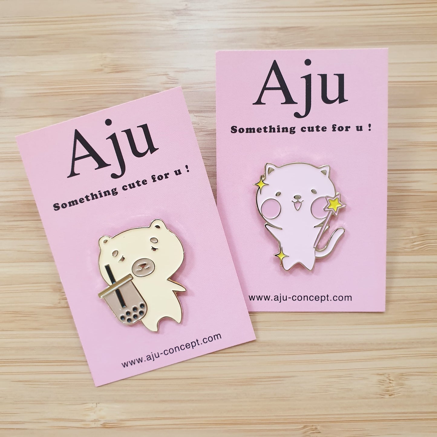 [AJU FRIENDS] Pin's Chowy Bubble Tea