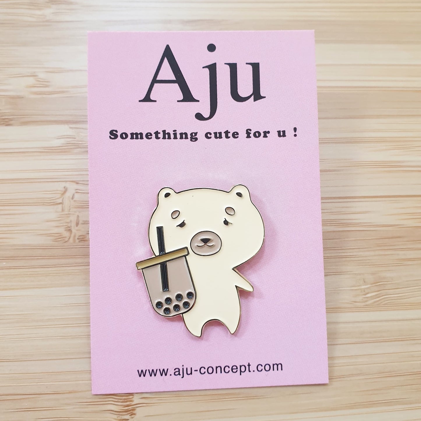 [AJU FRIENDS] Pin's Chowy Bubble Tea