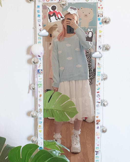 Longue Jupe Blanche Tulle