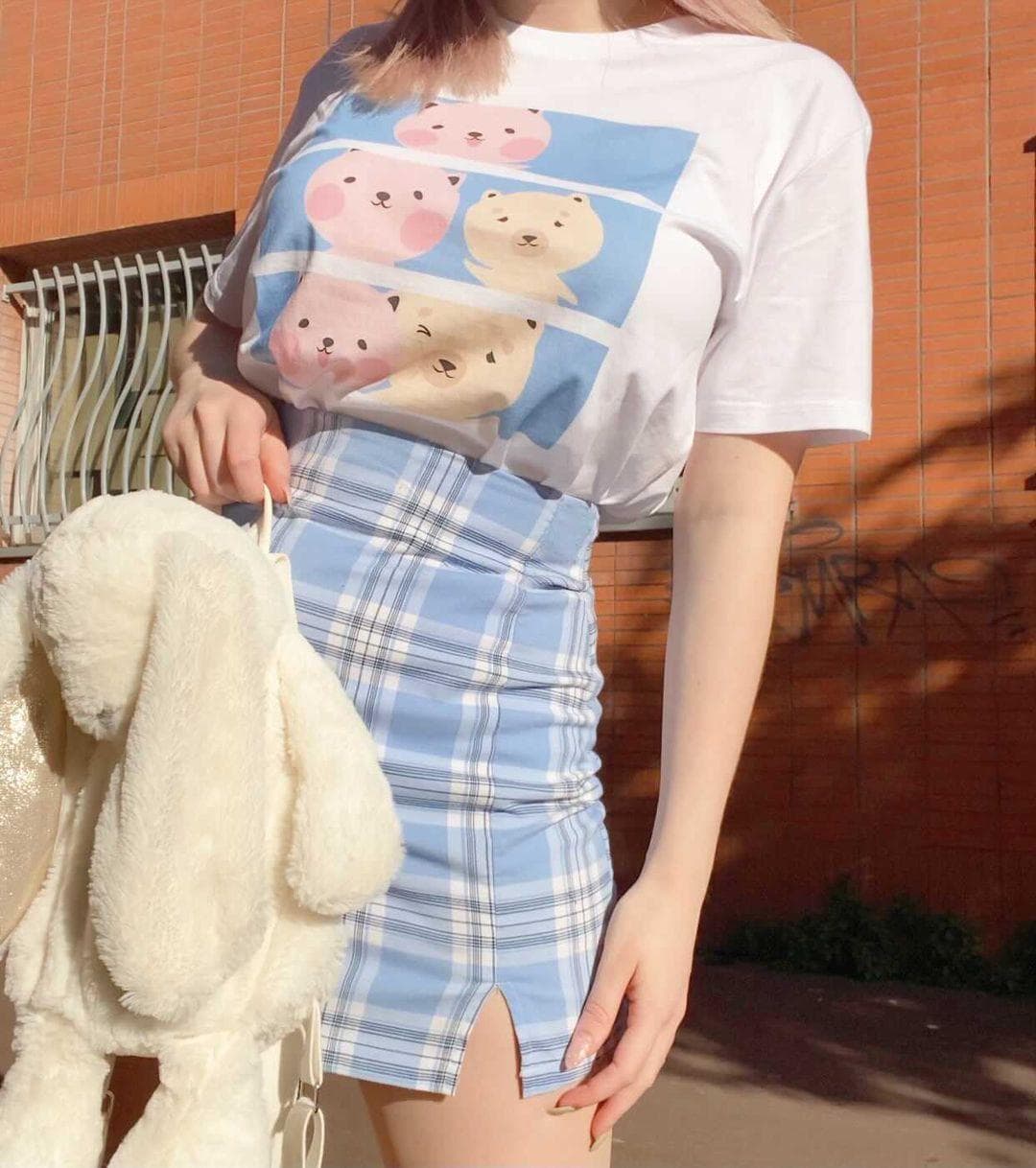 [AJU FRIENDS] T-shirt Chowy + Poppy ORIGINAL
