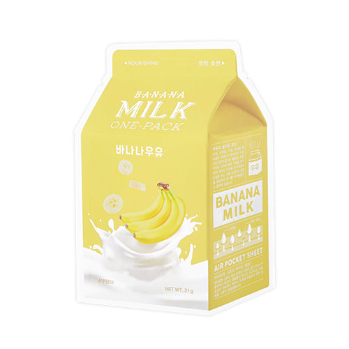 [A'PIEU] Masque en tissu Milk One Pack #BANANA