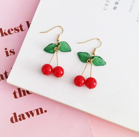 Boucles d'Oreilles Cerise 🍒