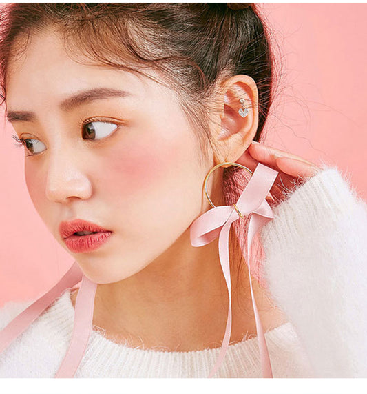 Boucles d'Oreilles Rubans 🎀