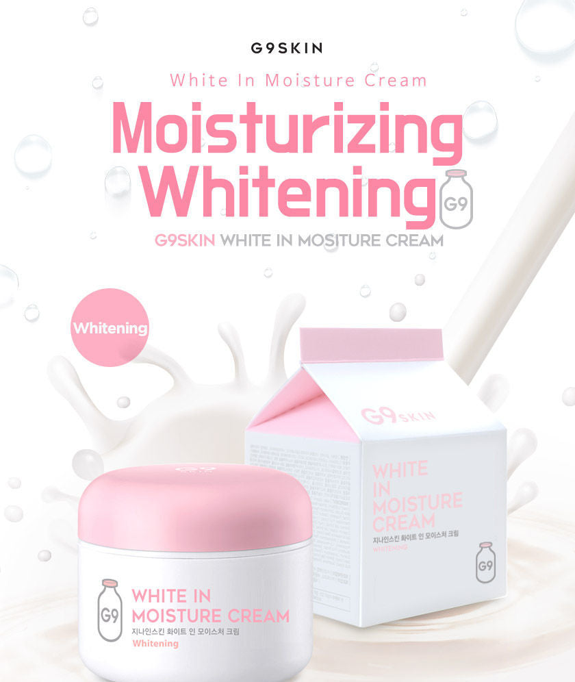 [G9SKIN] Crème Visage White In Moisture (100g)