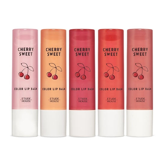 [ETUDE HOUSE] Baume à Lèvres Cherry Sweet Color (5 teintes)